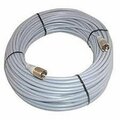 Proplus 12 ft. Pre-Cut RG8x PL-PL Coaxial Cable, Gray PR2465805